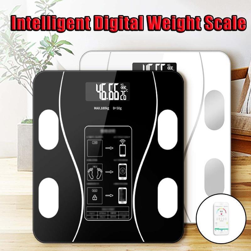 

Electronic Body Weight Scales Wireless bluetooth Intelligent Bathroom Scales USB Digital Smart BMI Fitness Weight Tracking Scale1