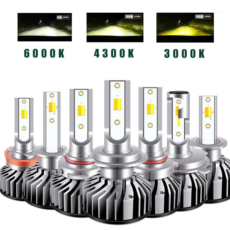 

Car Headlight H7 LED Bulb 3000K 6000K H1 H3 H8 H11 9005 3 9006 4 LED Dual Color Headlamp Auto Bulbs Yellow White Light1
