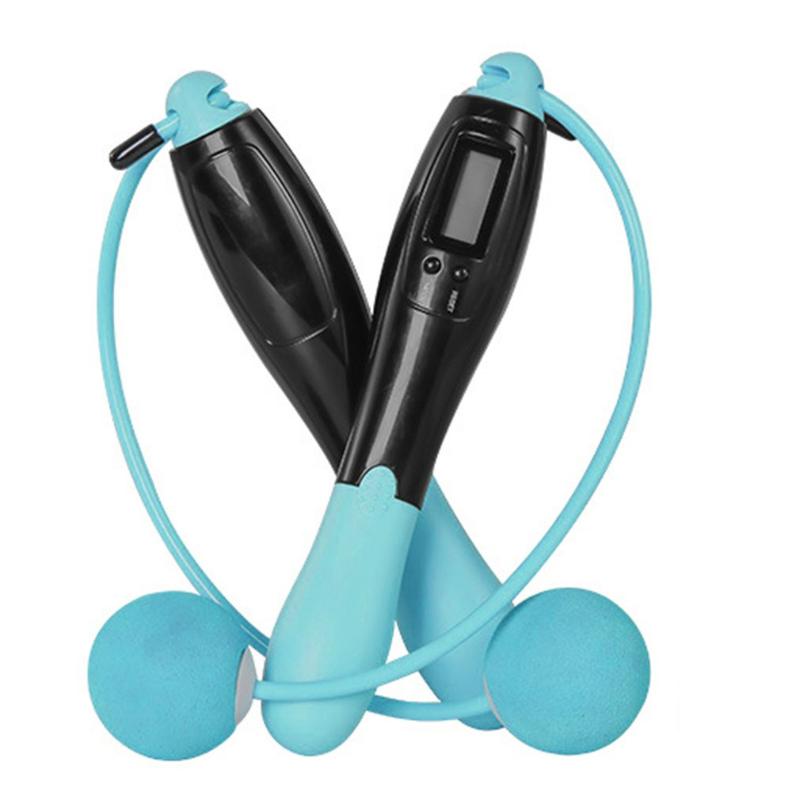 

Electronic Counting Rope Skipping Cordless Dual Purpose Led Display Electronic Counting Rope Skipping Fitness Equipment