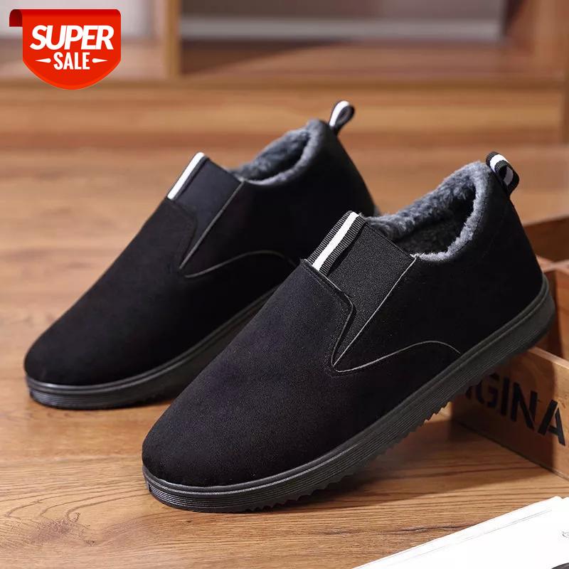 

2020 Men's Winter Shoes Fashion Chunky Shoes For Man Men's Boots Keep Warm Retro Ankle Boots Zapatos De Mujer #u96e