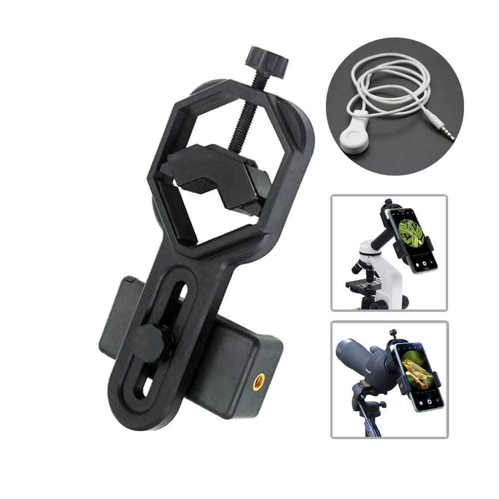 

Cellphone Telescope Adapter Mount Universal Phone Scope Mount for Spotting Scope Telescope Microscope Monocular Binocular