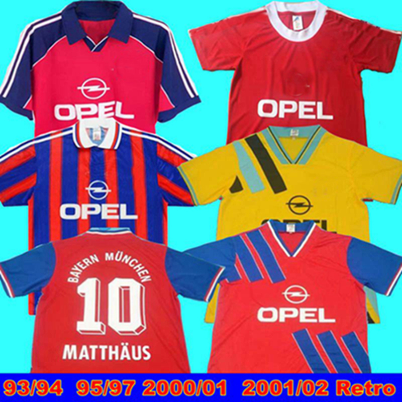

93 94 95 97munich retro jersey 00 01 02 bayern retro final ELBER zickle EFFENBERG ELBER Pizarro Classic Matthaus camisetas de fÃºtbol, Black;yellow