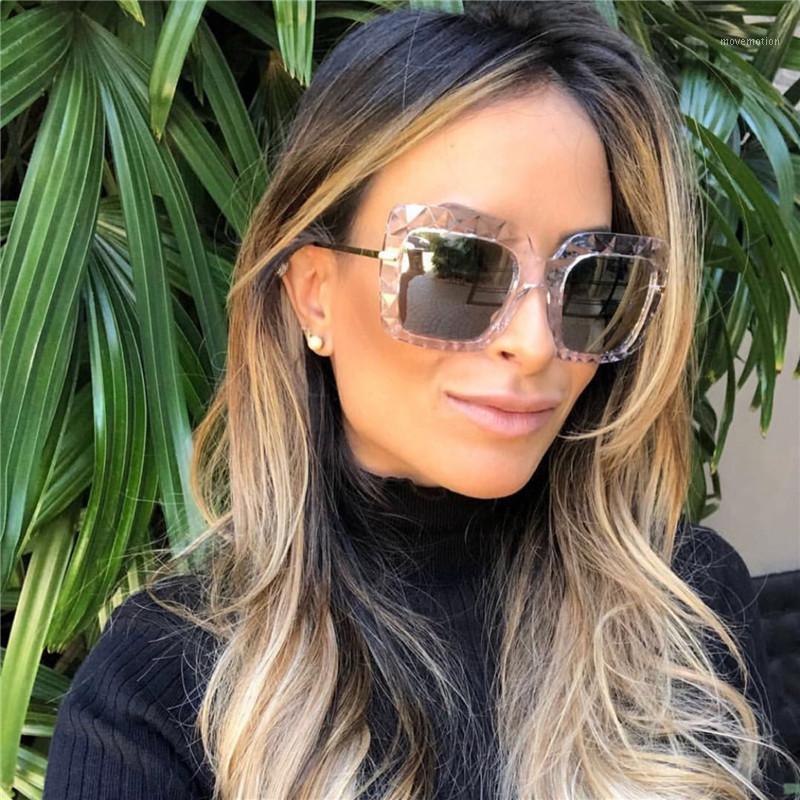 

Vintage Square Sunglasses Women 2020 New Fashion Cat Oversizrd diamond Sun Glasses Retro Shades UV400 Male FML1