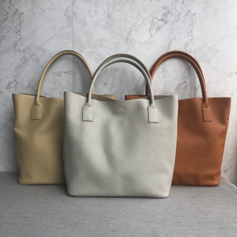 

Cortical Psoriate Lychee Pattern Autumn/winter Handbag European and American Fashion Bag, Light grey