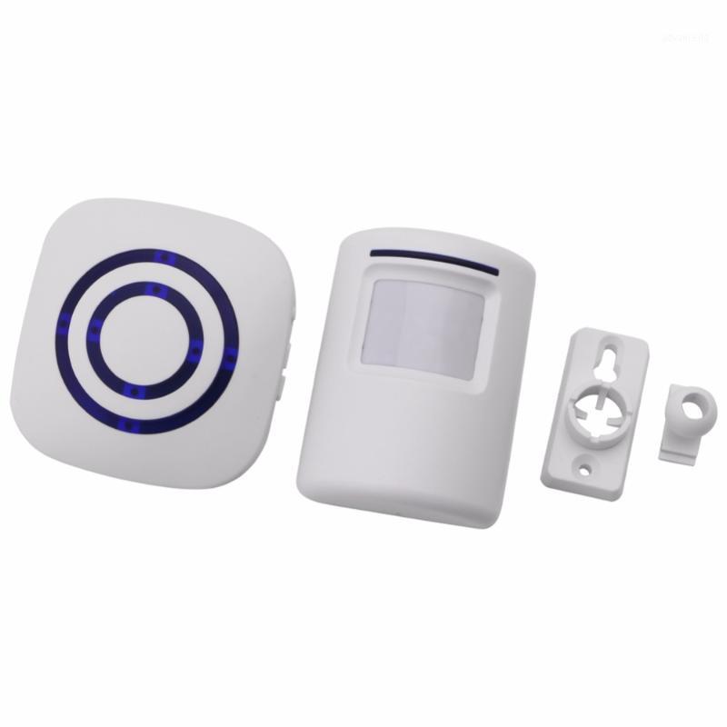 

Wireless Infrared Motion Sensor Door Security Bell Alarm Chime EU/US Plug1