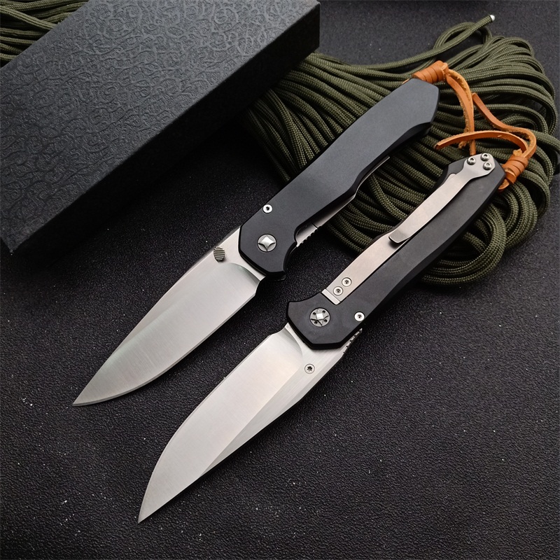 

Classic one-piece Roxa folding knife D2 blade It is made of aviation aluminum and titanium alloy locking rod TC4 titanium alloy, built-in be