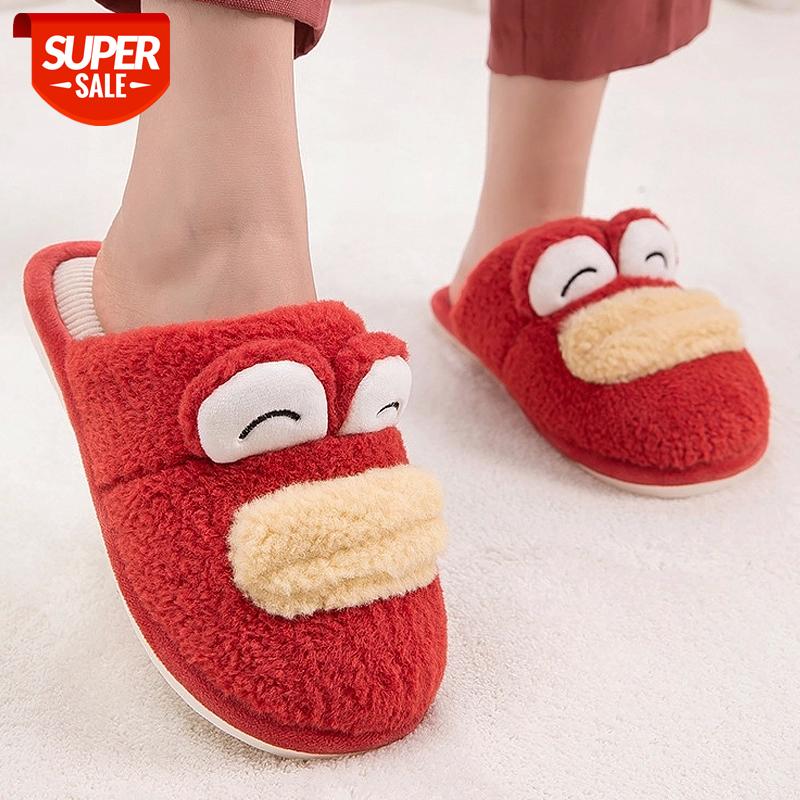 

Women's Slippers for Home Lovely Soft Fur Slippers Short Plush Women Indoor Cartoon Warm Cozy Shoes for Girls #GD7w, Brown