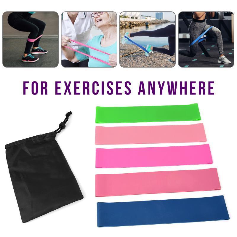 

Lixada 5 PCS Sports Exercise Resistance Bands Set Elastic Booty Fitness Band for Yoga Home Gym Training Yoga Accessories Hammock1