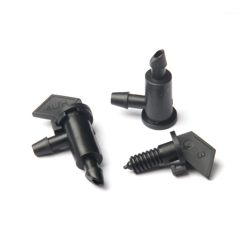 

500pcs 4L/H Black Flag Emitter Home Garden Potted Flower Saving Water Drip Irrigation Flag Drippers Detachable Easy Clean1