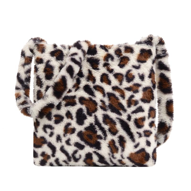

2021 Leopard Crossbody Handbag Women Plush Casual Shoulder Messenger Bag Fashion Female Crossbody Bags Dropshipping Bestsellers, A-7