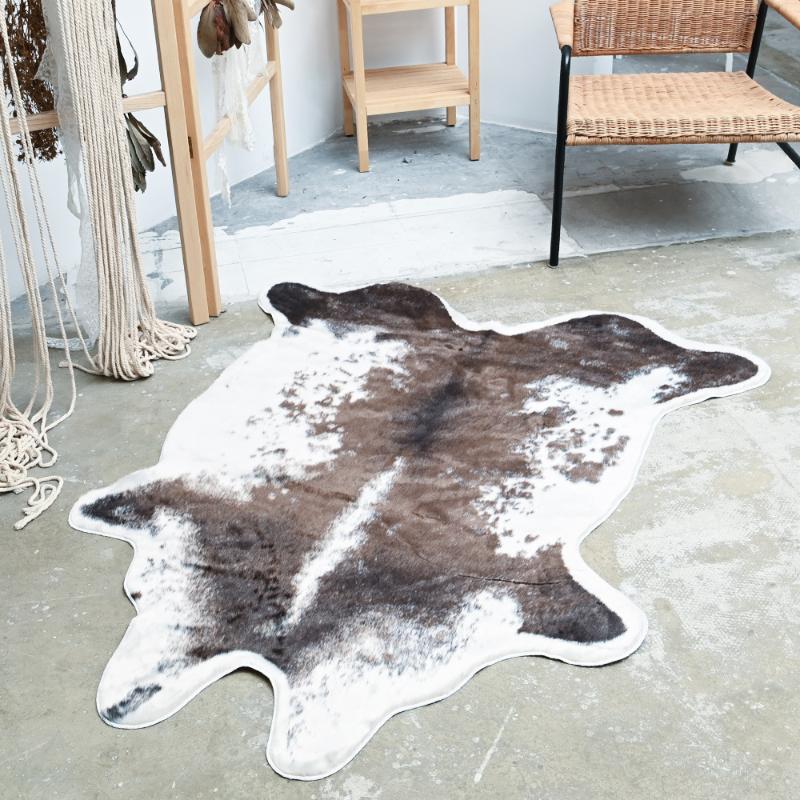 

Cow carpet brown cow mat window mat animal pattern series carpet window