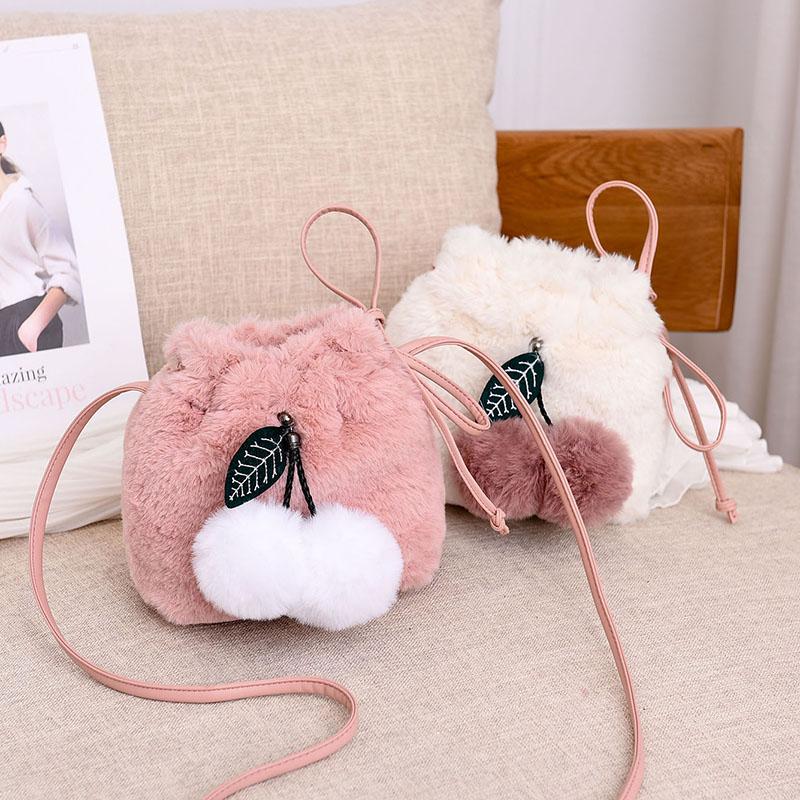 

Soft cute little purse bag handbag new 2021 fashion foreign style cartoon mini plush bag slung bags for women 2021, 01