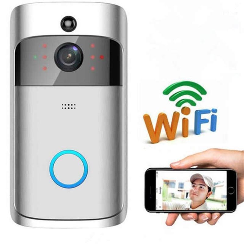 

Free Shipping 720P Smart Security Video CCTV Wireless Ring Doorbell Camera Wifi Door Bell Camera Wifi Video Smart Doorbell1