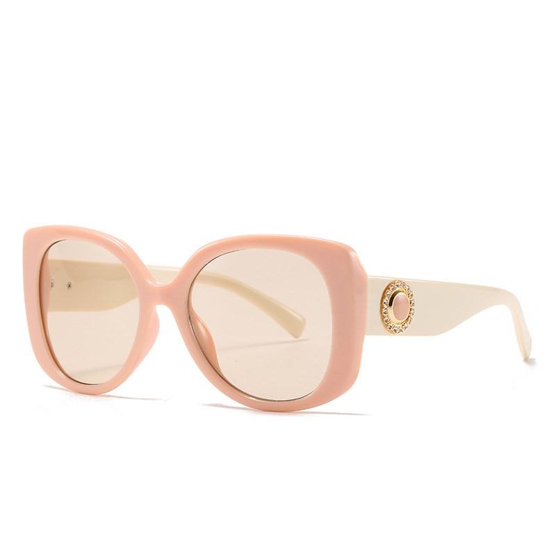 

Sunglasses 2021 Vintage Ovesized Women Shades Rimless Square Sun Glasses For Men Black Dames