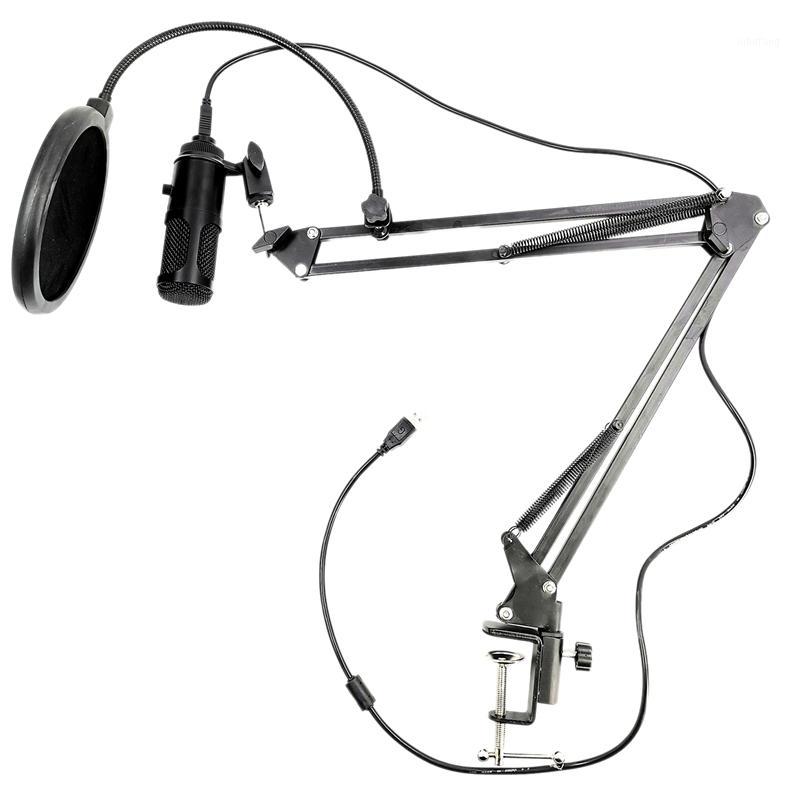 

Professional USB Condenser Microphone 35 Stand + Blowout Net Set Computer Recording Microphone Volume Adjusting Suita1