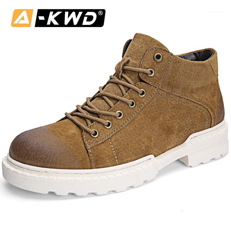 

Fashion Black Brown Chaussure Hiver Homme Pu Leather High Help Winter Sneakers for Men Autumn Breathable Man Boots Fubber boots1