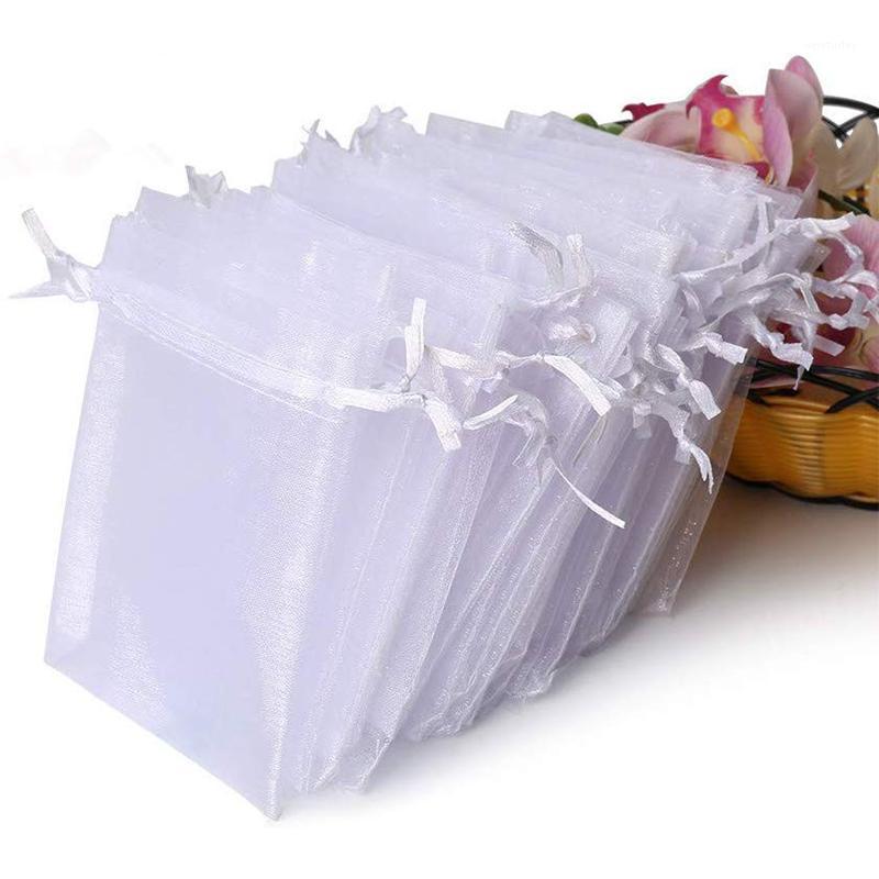 

20pcs Sheer Organza Bags White Wedding Favor Bags with Drawstring 10*15cm Jewelry Gift for Party Candy Organza Favors Bag1