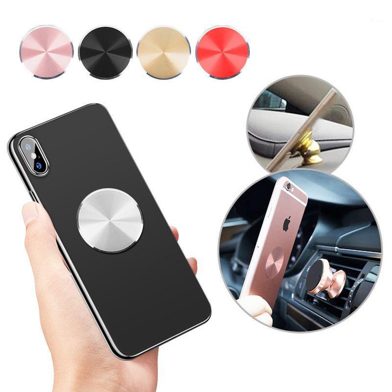 

Thin Magnetic Metal Plate Disk for Car Phone Holder Sticky Magnet Iron Sheet Phone Back Patch Magnetic Holder Accessories1, Black