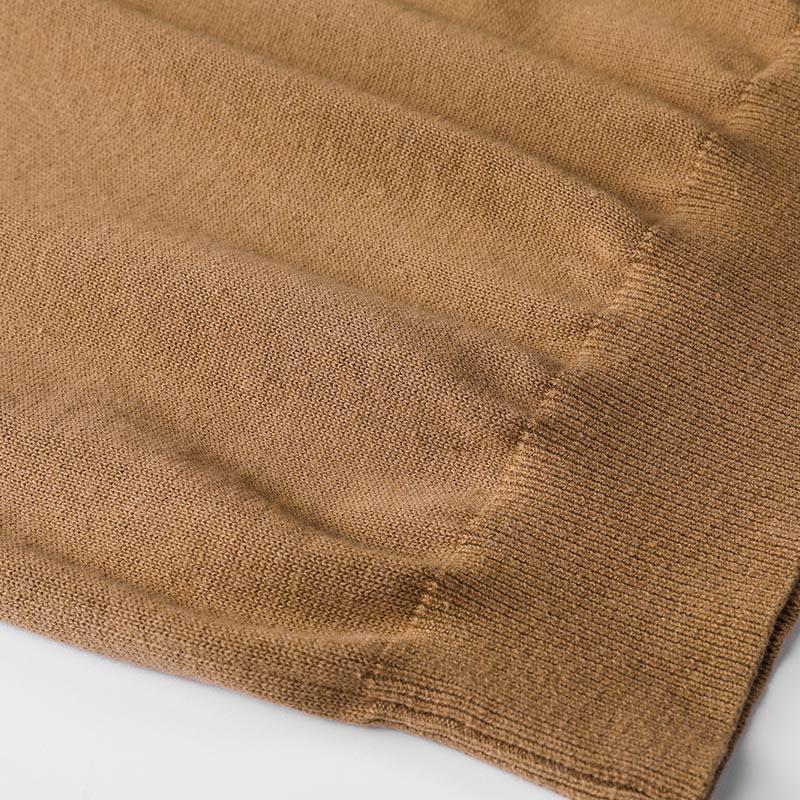 

Men's Sweater Male Winter 2020 New Season V-Neck Thick Fashion Explosion Trend Warm For Comfortable Black Men Sweater, Khaki sweater