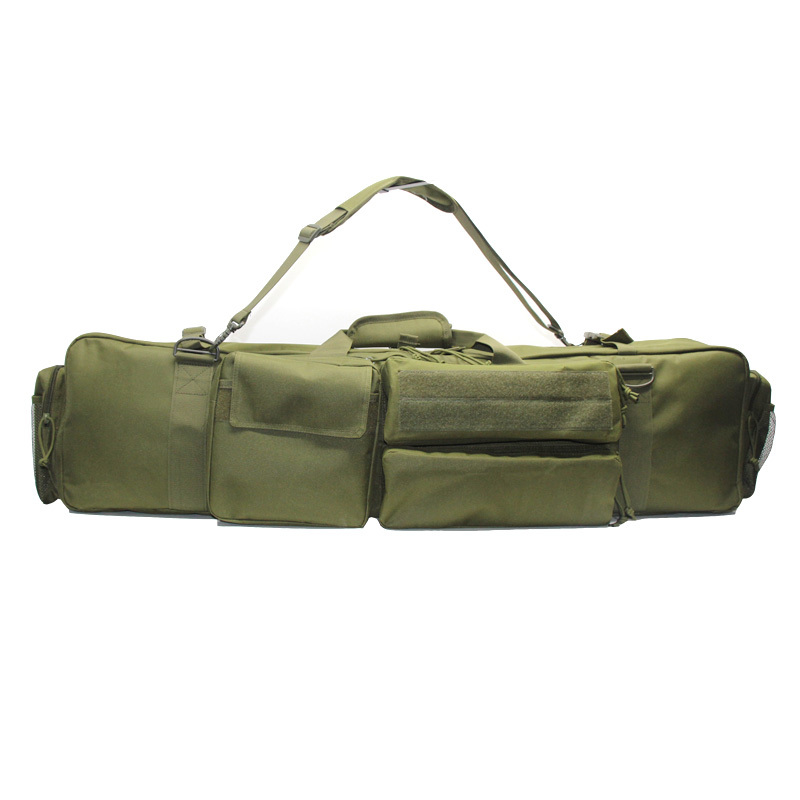 Military Airsoft Gun Bag Case Double Rifle Backpack For M249 M16 AR15