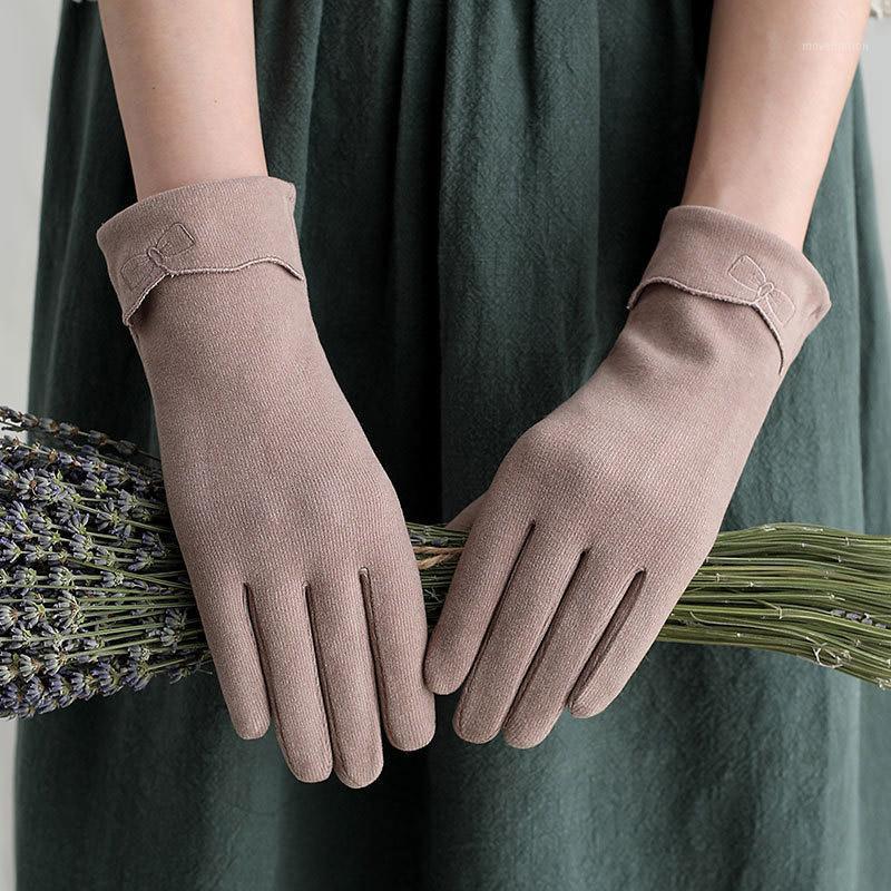 

Warm gloves female N0502 students in autumn and winter cold-proof driving touch screen students all-match cute l151