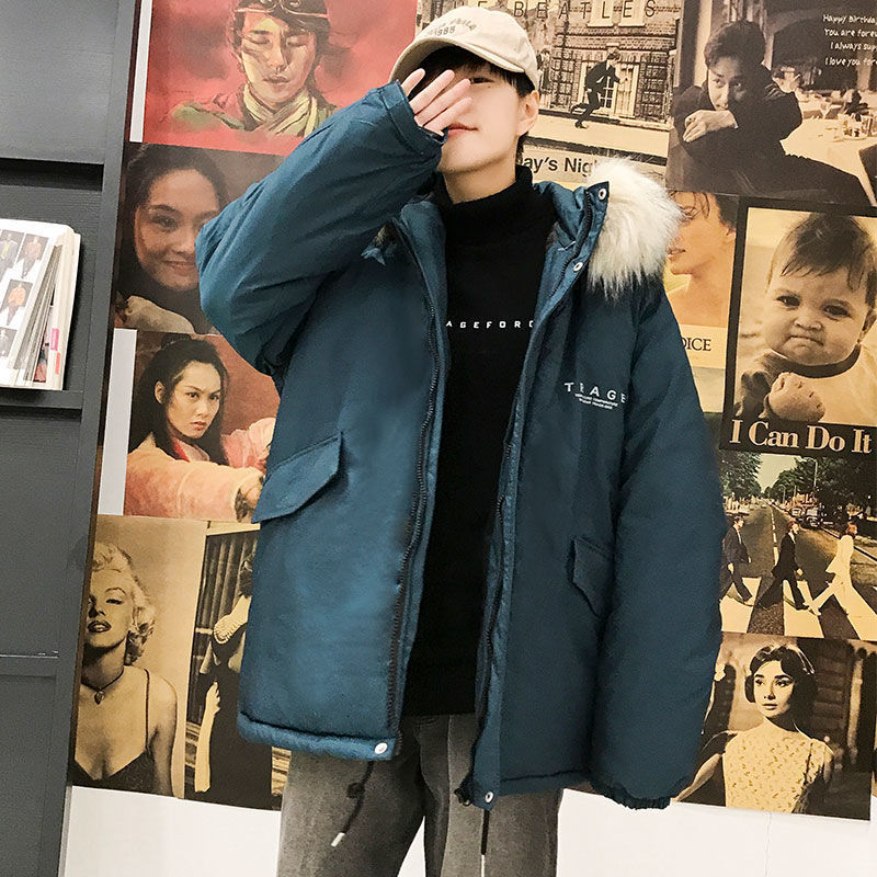 

2021 New Warm Oversize Parka Winter Coat Men Thicken Zipper Casual Korean Streetwear Woman Fashion Clothing 5eva, Baoshilanmy66