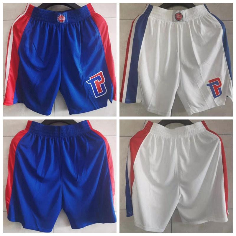 

Detroit Pistons Men 2019/20 DET Icon Edition Swingman Shorts Blue Basketball Shorts red, Black;red
