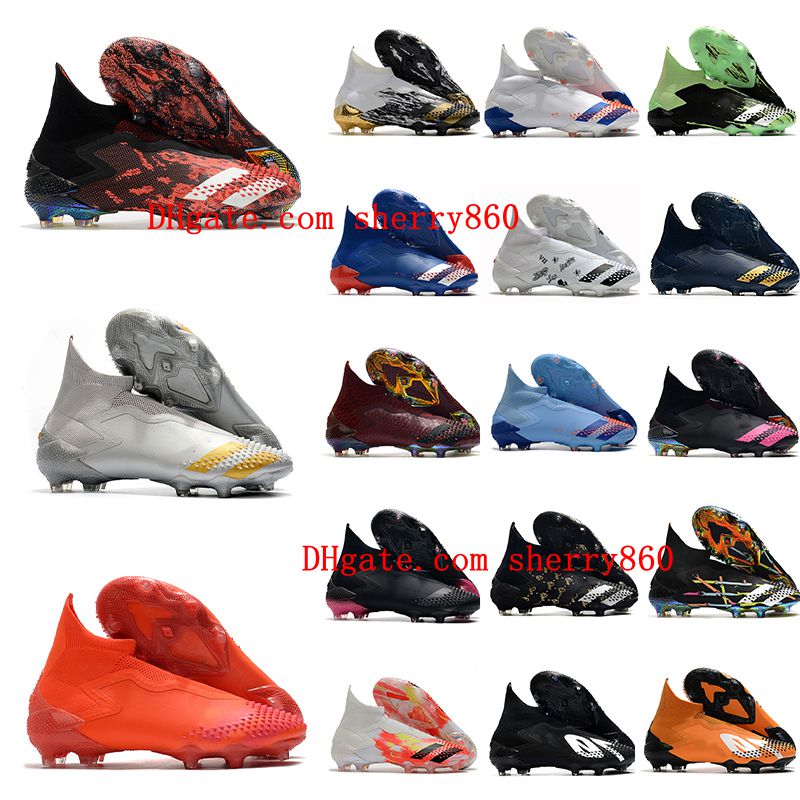 

2020 top quality mens soccer shoes Predator Mutator 20+ FG high ankle soccer cleats scarpe calcio football boots new hot, As picture 12