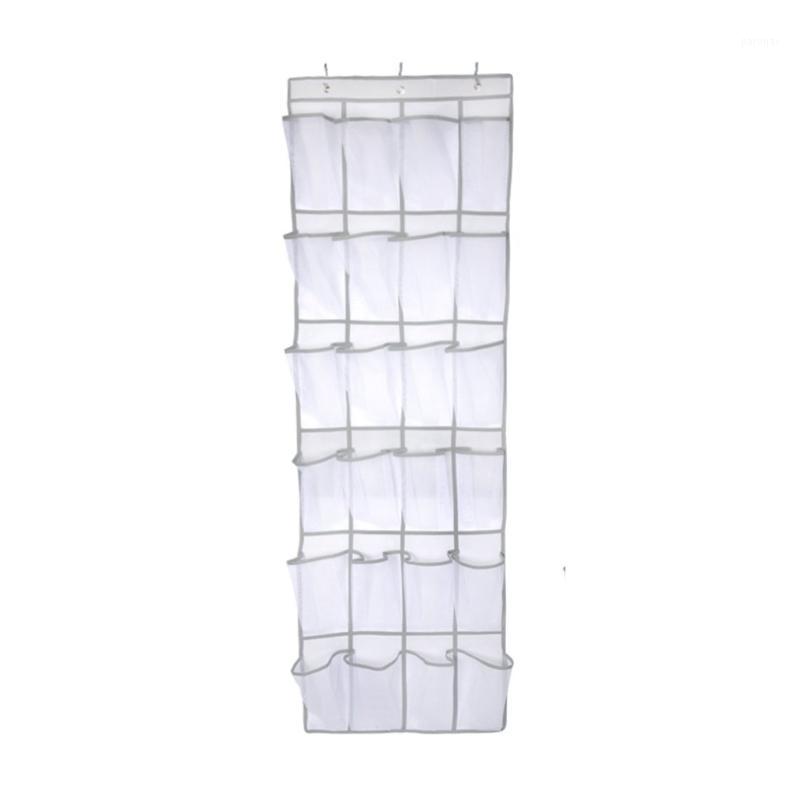 

24 Lattice Hanging Shoes Storage Rack Organizer Space Saving Storage Bag Non-Woven Nylon Rack Drop Shipping1, Coffee