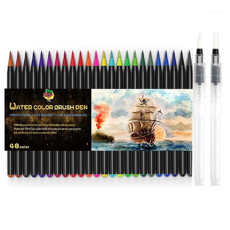 

Marker Set Flexible Flexible Tip Watercolor Brush Pen1