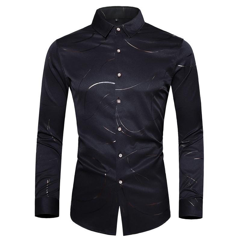 

7XL Plus Size Men Shirt Long Sleeve Streetwear Single Breasted Mens Tuxedo Shirts For Men Clothing 2020 XXXXXXXL, White casual shirt