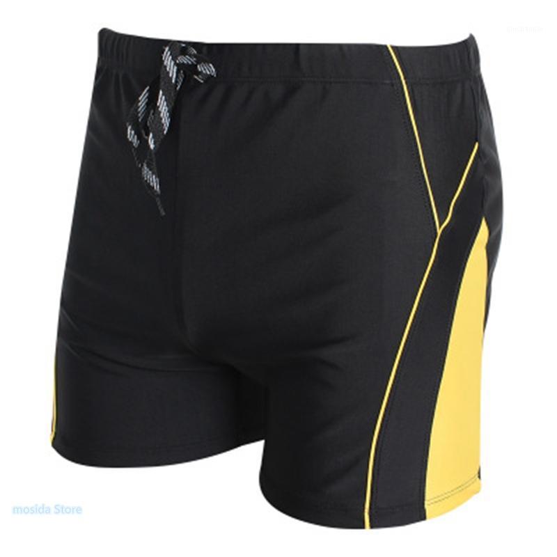 

50pcs 2020 new men's boxer trunks seamless stitching swimsuit quick-drying adult1