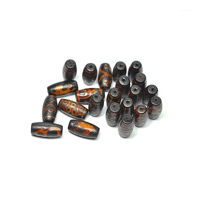 

Tibet weathered dZi 10*20mm agate beads 1/2/21eyes Aquarius lotus amulet bracelet necklace DIY 1pcs/lot 2pcs/lot Free Shipping1