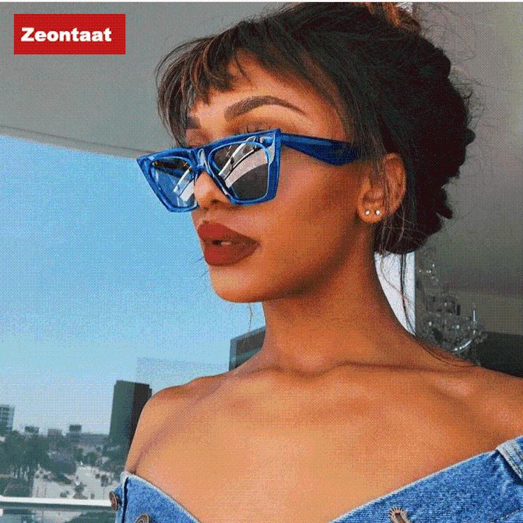 

Square Cat Eye Sunglasses Women Retro Brand Design Vintage Sun Glasses For Female Ladies Eyewear UV400