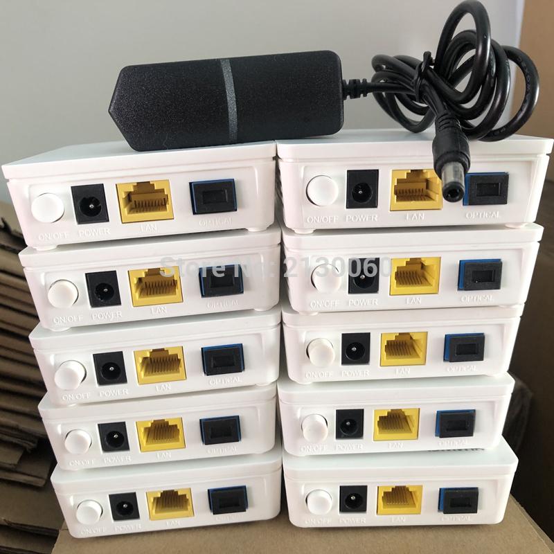 

10Pcs New Huawei EG8010H 1GE GPON Terminal ONU ONT Optical SC UPC Same function as HG8010H HG8310M, no single box