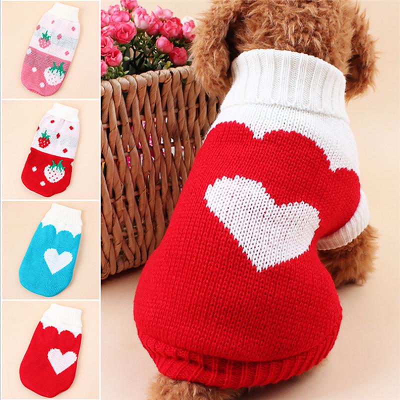 

XS//M/L/XL/XXL Winter Warm Pet Dog Soft Sweater for Small Dogs Puppies Comfortable Pet Clothes Sweater Knitwear Acrylic, Type 3