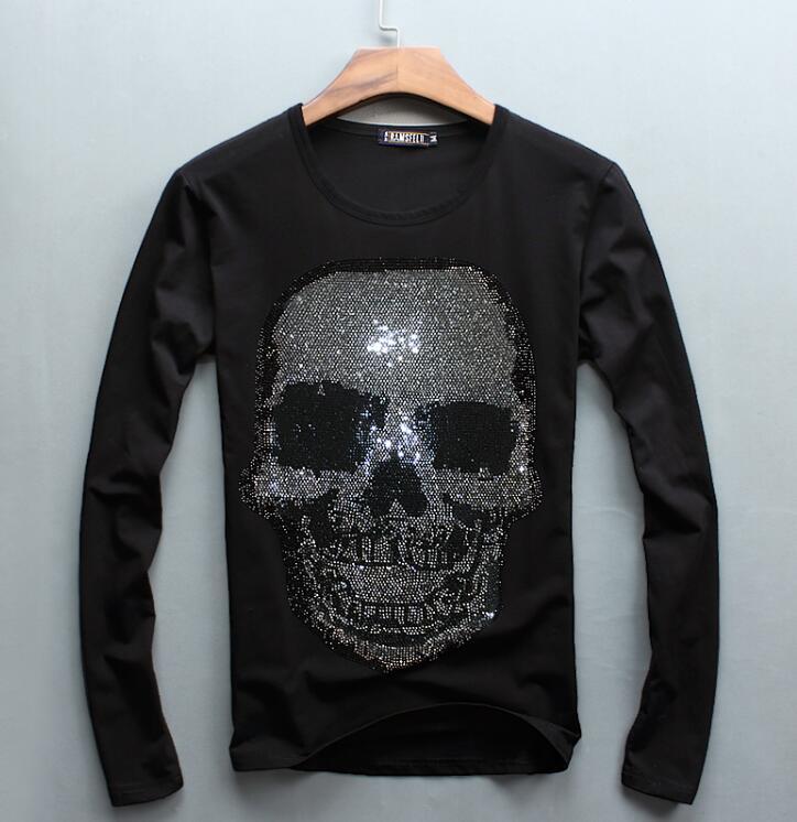 

2021 New Slim Fit Long Sleeve t Shirt Men Cotton Deisgn Hot Sale Rat3