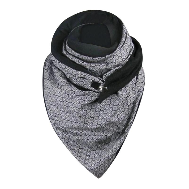 

Fashion Women Soild Dot Printing Scarf Button Soft Wrap Casual Warm Scarves Shawls Fashion Women Soild Dot Printing Scarf#g30