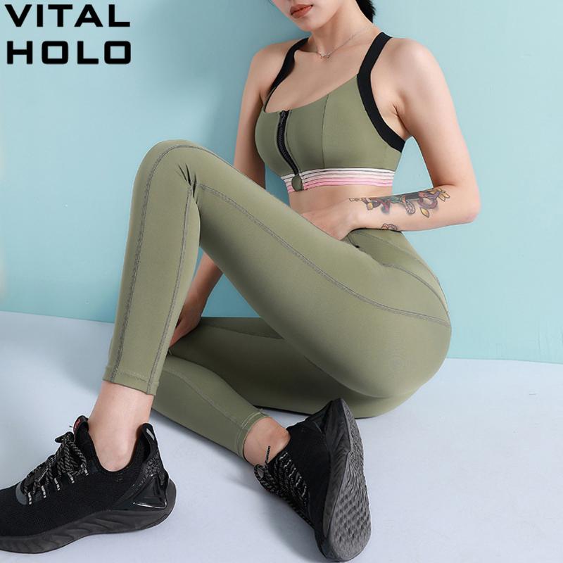 

Gym Clothing For Women Sport Set Women Fitness Gym Set 2 Piece Yoga Workout Clothes For Sports Suits Fitness Clothing, Only blue bra