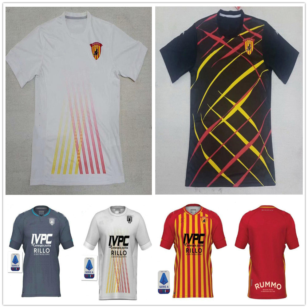 

20 21 Benevento Calcio SOCCER JERSEYS BLACK SPECIAL VERSION I.FALQUE VIOLA LAPADULA CALDIROLA 2020 Man home white football shirts uniforms, Black;yellow