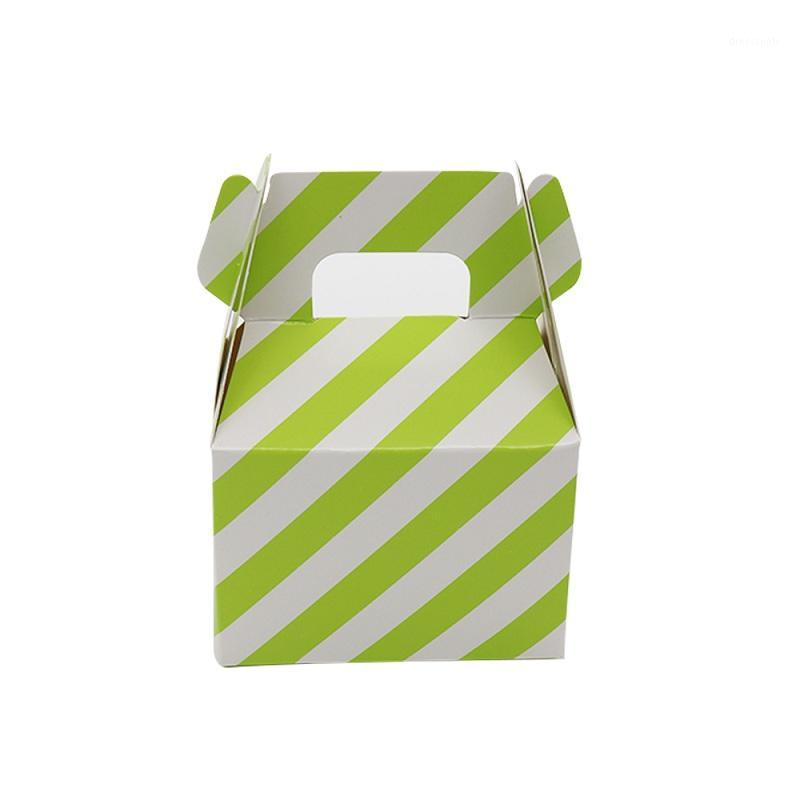

12pcs Paper Candy Box stripe polka dot chevron gift bag Chocolate Packaging Children Birthday Party Wedding Decor Favors1
