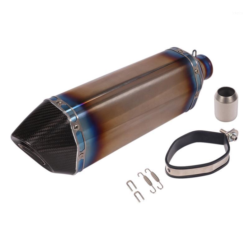 

470mm Titanium Alloy Exhaust Pipe Modified Muffler End Tips Removable DB Killer Slip On 51mm Motorcycle ATV Exhaust System1