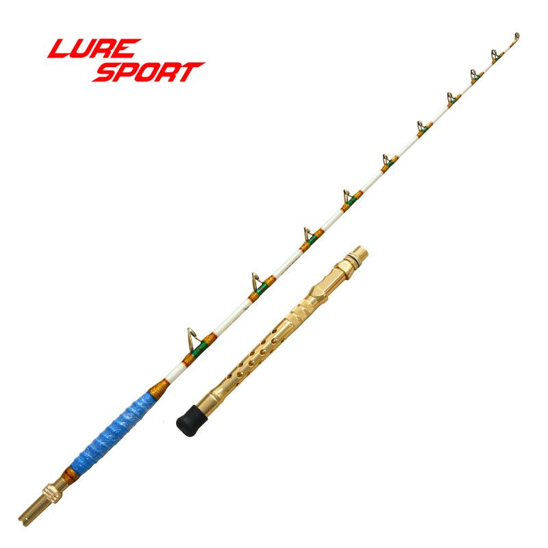 

LURESPORT 1.7 m Solid Fiber Glasswith Epoxy Resins Deep Sea Boat trolling rod 1.5 section boat rod