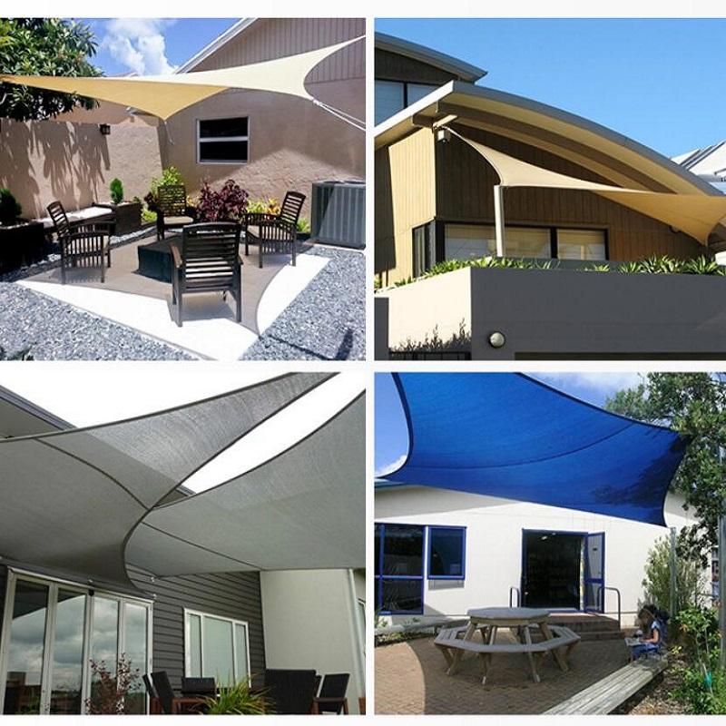 

WolFAce 300D Waterproof Sun Shelter Triangle Sun Shade Protection Outdoor Garden Patio Pool Shade Sunscreen Sail Awning Camping