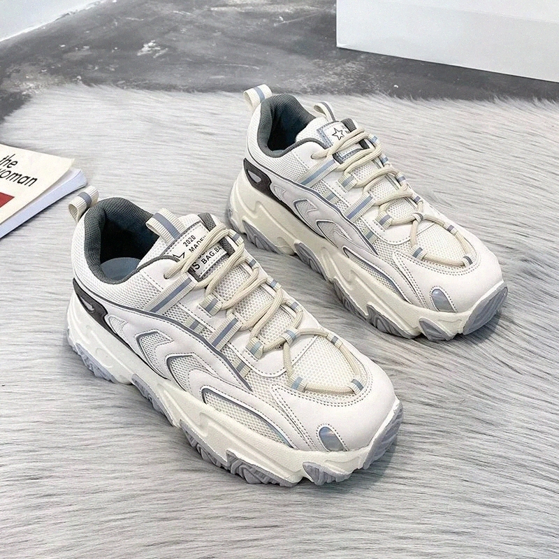

Women Sneakers Fashion Breathable Female 2020 Summer New Mesh Sports Shoes Soft Thick Bottom Student Casual Shoes Mesh #BM6I