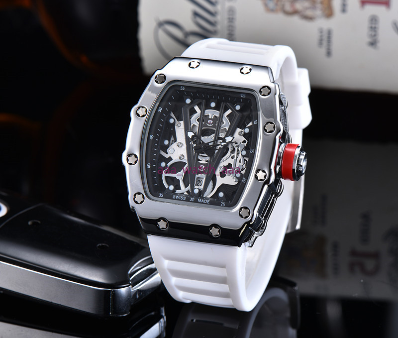 

New Mens Watches Montre Homme Silicone Band Quartz Wristwatch Man Fashion Waterproof Sports Luxury Men Watch Reloj hombre