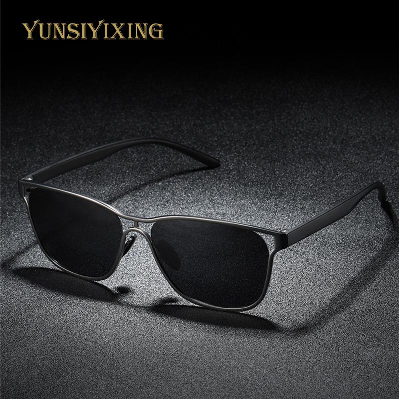 

Sunglasses YUNSIYIXING Classic Polarized Men Brand Design Fashion Frame Sun Glasses Coating Mirror Driving Eyewear 0975