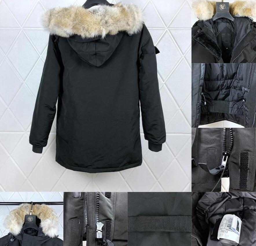 

Top Quality New Mens Fashion parka Waterproof Windstopper Advanced Fabric Thick Down With Real Wolf Fur Winter Keep Warm Jacket coat, Azure