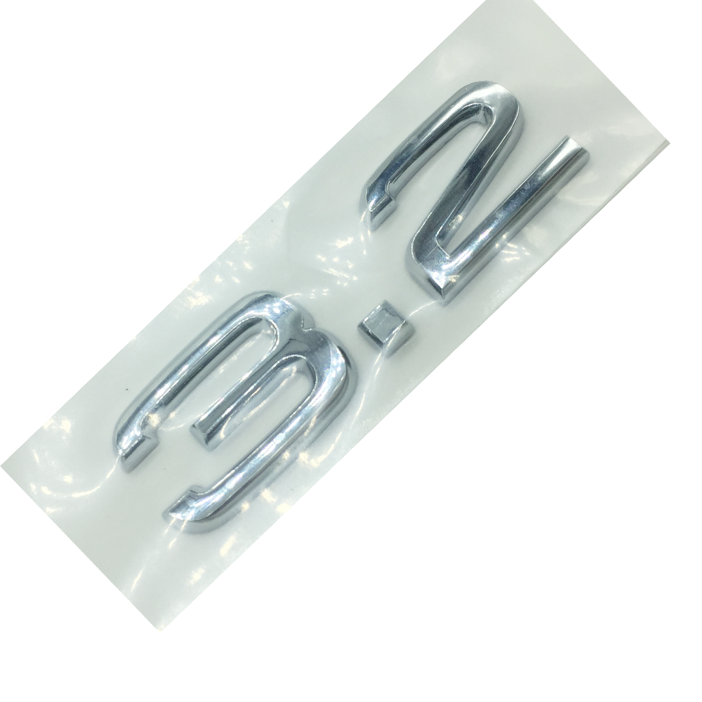 

Chrome Emblem for Audi 3.2 Four Wheel Drive Car Trunk Logo Sticker Badge