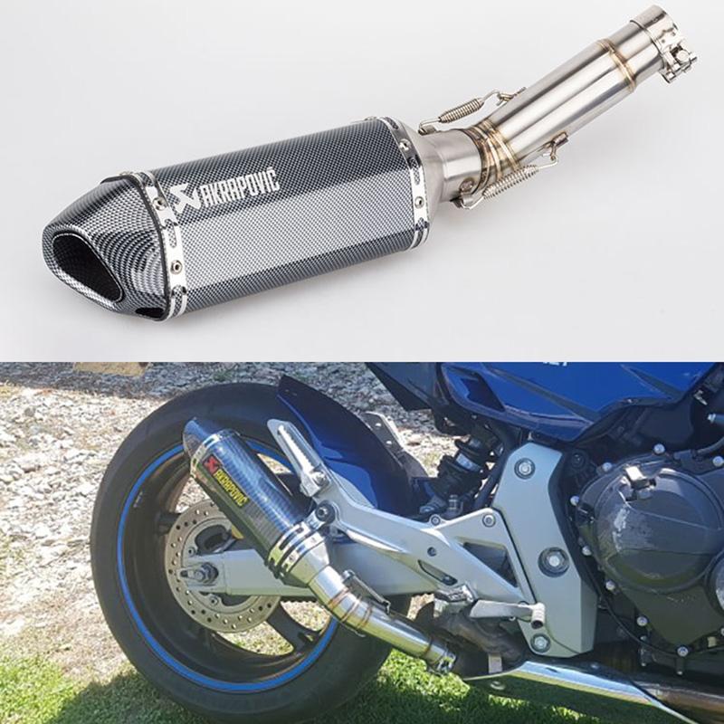 

Motorcycle Akrapovic Exhaust Pipe And Link Pipe For CB600F Hornet CBR600F 2007-2013 Hornet 600 Exhaust Escape Slip-on1